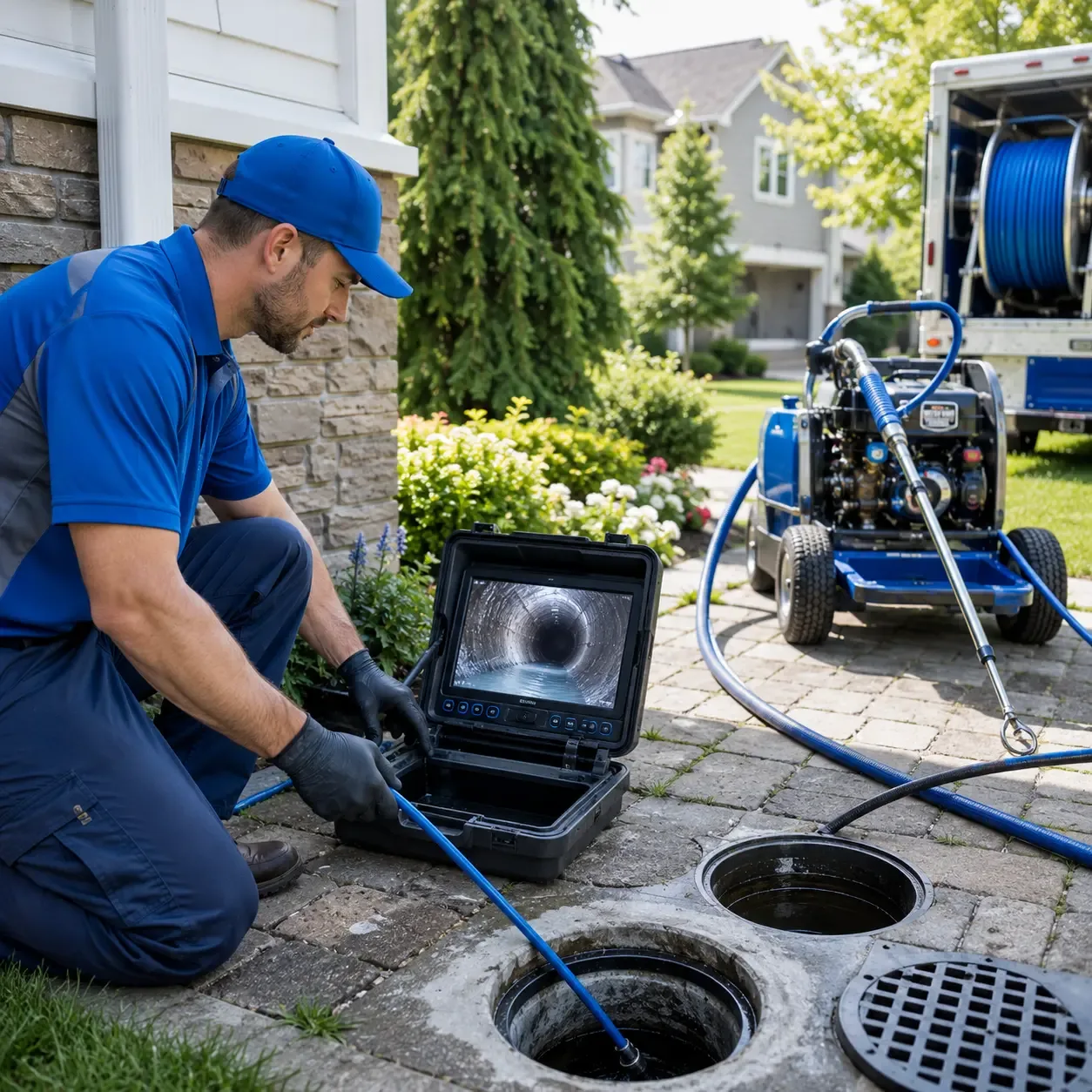 Outdoor drain cleaning professionals serving Nanticoke, PA